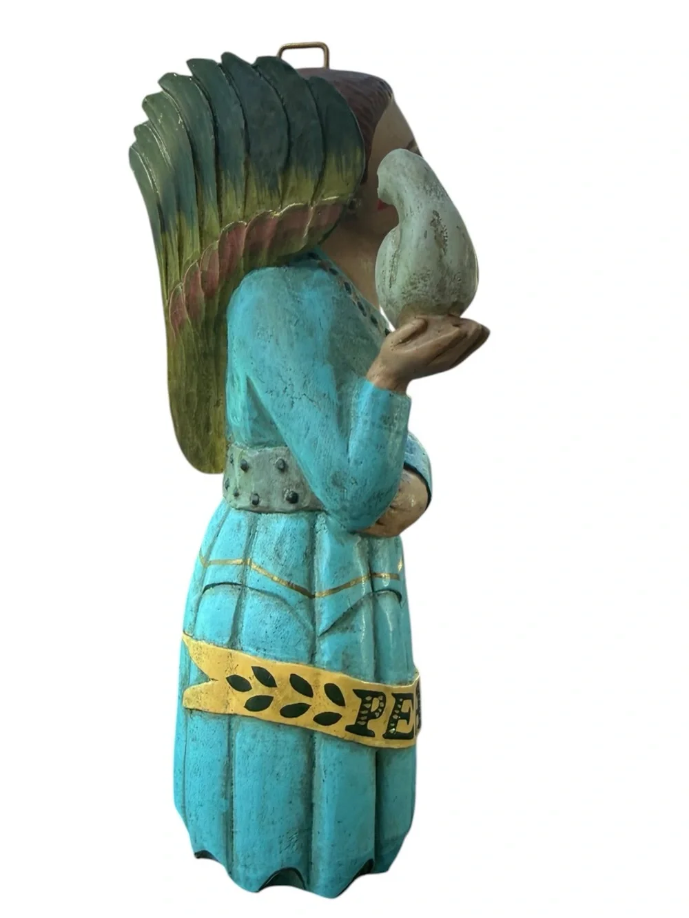Leo Smith Folk Art ANGEL OF PEACE Ornament Limited Edition 1356/3500